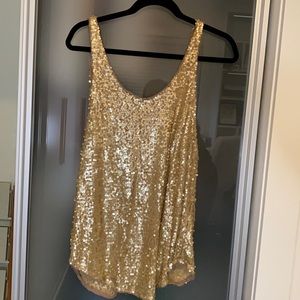 Aritzia Talula sequin top